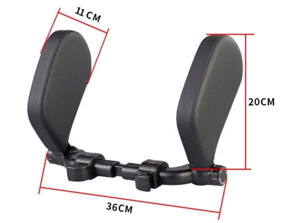 Car headrest pillow Sleep Adjustable Side Car Soft Travel Seat Headrest Auto Leather Support Neck Pillow Cushion car accessories – Image 6