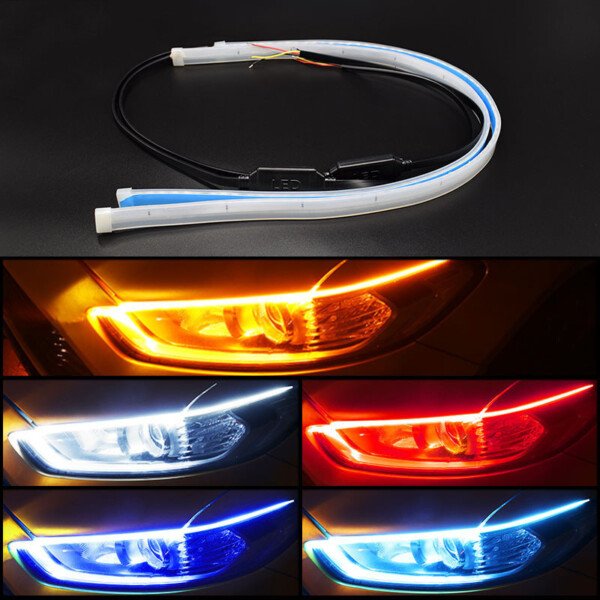 Car Light Turn Signal Led Strip Car LED Daytime Running – Image 2