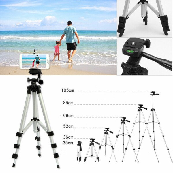 Professional Camera Tripod Stand Holder Mount For Cell Phone, Portable Tripod, Mobile Phone Live Stream Holder, Camera Tripod – Image 8