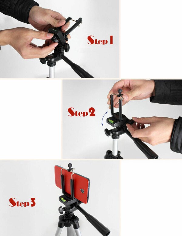 Professional Camera Tripod Stand Holder Mount For Cell Phone, Portable Tripod, Mobile Phone Live Stream Holder, Camera Tripod – Image 10